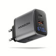 AXAGON ACU-PQ67D GaN Ladeger&auml;t, USB-C Power Delivery 3, USB-A Quick Charge 4 - grau image number null