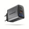 AXAGON ACU-PQ67D GaN Ladeger&auml;t, USB-C Power Delivery 3, USB-A Quick Charge 4 - grau