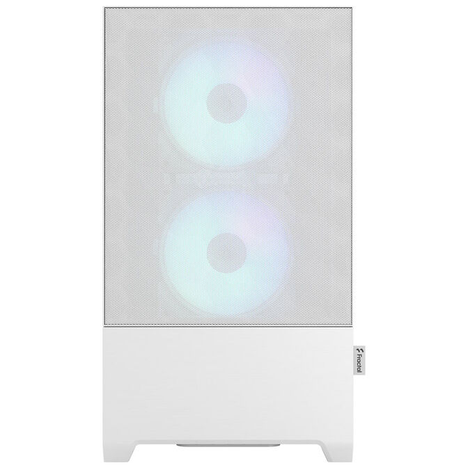 Fractal Design Pop Mini Air RGB Clear Tint Micro-ATX Case, Tempered Glass - white image number 2