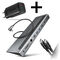 AXAGON 11-in-1 Hub with USB-C cable and power adapter
