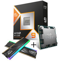 AMD Ryzen 9 9950X3D Bundle mit ADATA XPG Lancer BLADE RGB 48 GB DDR5-6000 RAM - schwarz, boxed, Dual-Kit