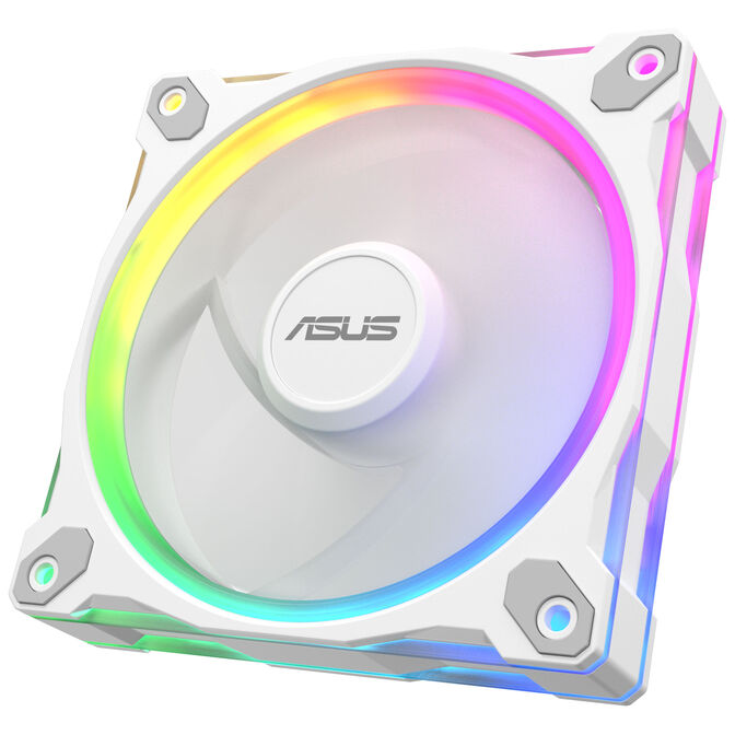 ASUS Prime MR120 ARGB-L&uuml;fter, PWM, Reverse - 120mm, wei&szlig; image number 2