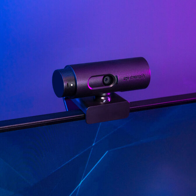 Streamplify CAM Streaming Webcam, Full HD, 60 FPS - schwarz image number 2
