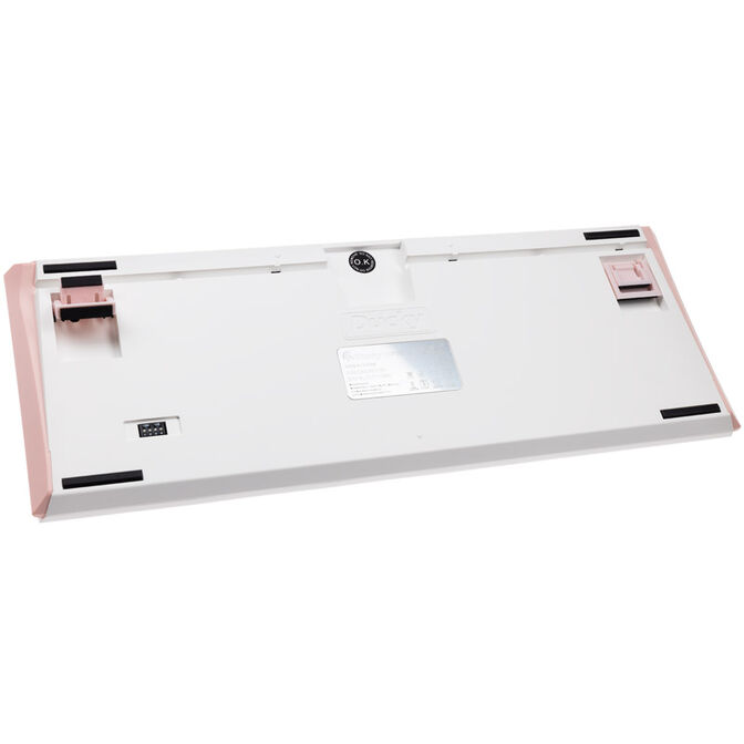 Ducky One 3 Gossamer TKL Pink Gaming Keyboard - MX-Black Clear Top (US) image number 3