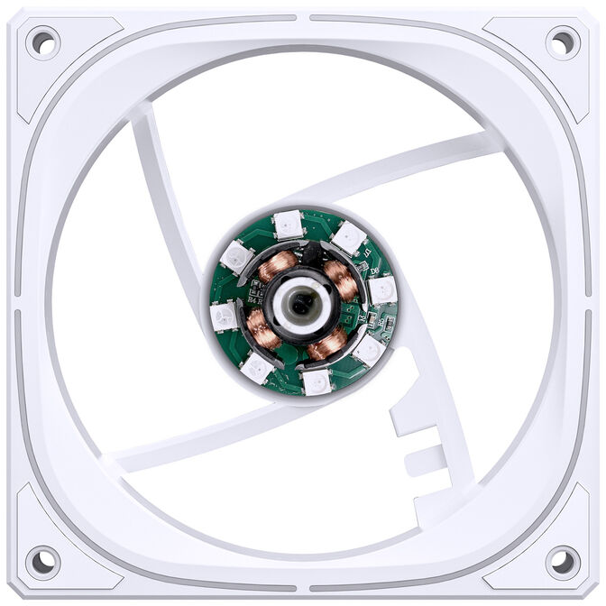 Jonsbo FR-505 ARGB Reverse Blade PWM Fan, 120mm - white image number 9
