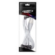 CableMod C-Series Pro Connection Cable - Variant A, 90&deg;, 16-Pin to 4x 8-Pin PCIe, white image number null
