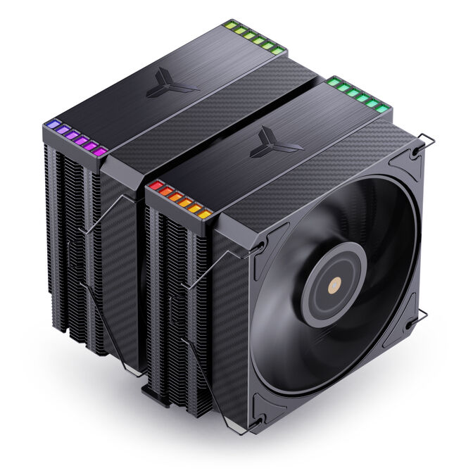 Jonsbo HX6280 CPU-K&uuml;hler, PWM, RGB - 130mm, schwarz image number 0