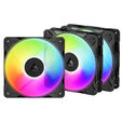 ARCTIC P12 Pro Reverse A-RGB PWM L&uuml;fter - 120mm, schwarz, 3er-Pack image number null