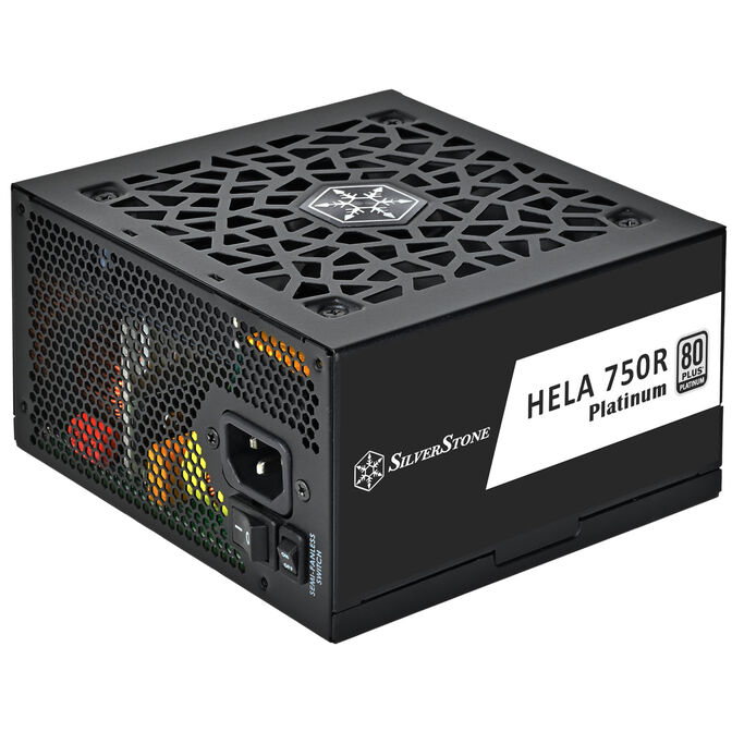 SilverStone HELA 750R 80 PLUS Platinum power supply, ATX 3.1, PCIe 5.1 - 750 watts, black image number 0