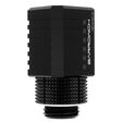 Barrow Special Adapter 90 Degree G1/4 Inch Male to G1/4 Inch Female - Black image number null