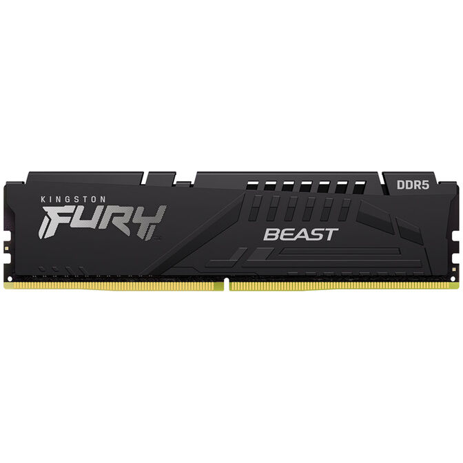 Kingston Fury Beast Black DDR5-5200 RAM, CL40 - 16 GB, black image number 1