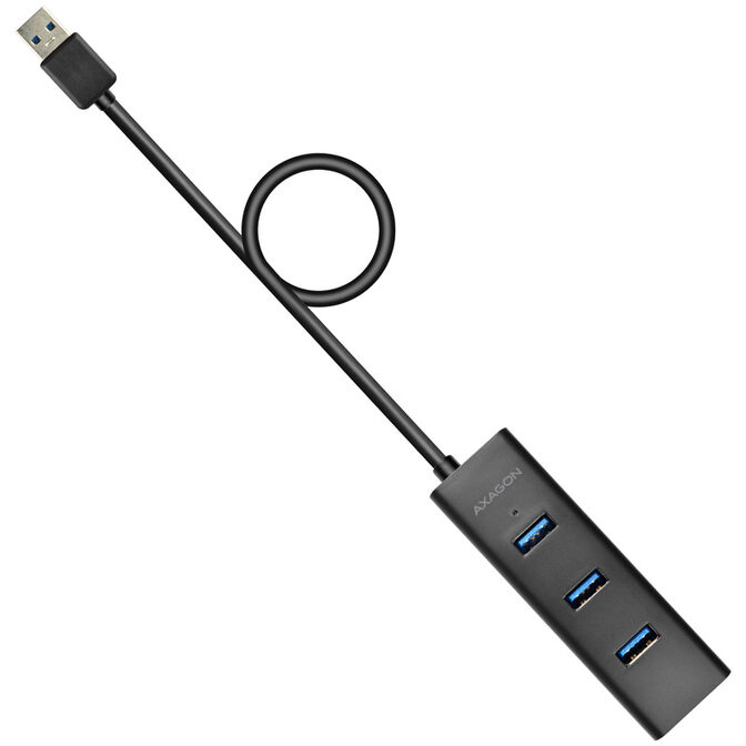 AXAGON HUE-S2BL USB-A-Hub, 4x USB 3.0, externe Stromversorgung - 1,2 m image number 2