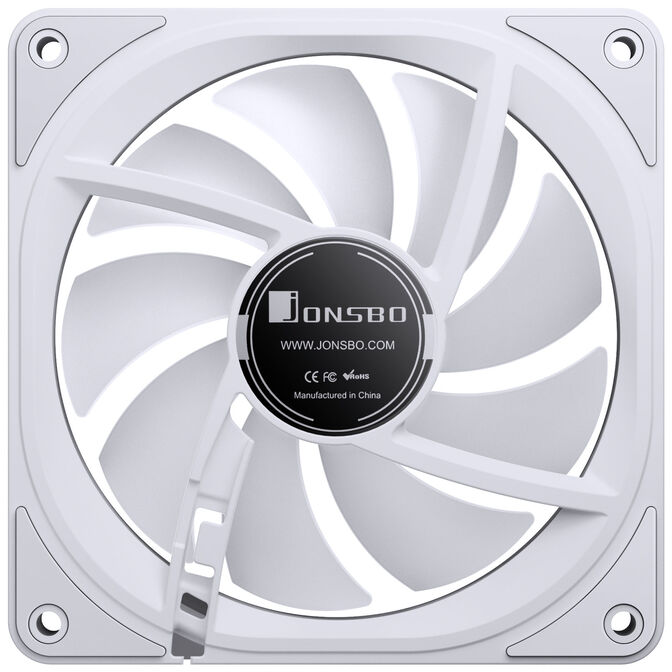 Jonsbo FR-606WR PWM fan, Reverse, RGB - 120mm, white image number 7