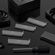 Corsair Dominator Titanium DDR5-6000 RAM, CL30, EXPO - 64 GB Dual-Kit, grau image number null