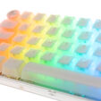 Ducky One 3 Aura White Mini Gaming Tastatur, RGB LED - Gateron Baby Kangaroo image number null