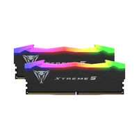 Patriot Viper Gaming RGB XTREME 5 DDR5-8000 RAM, CL 38, Intel XMP 3.0 - 32GB Dual-Kit, silber