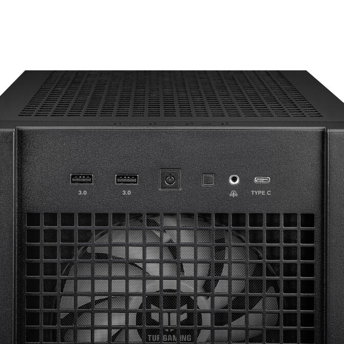 ASUS TUF Gaming GT302 TG ARGB Case - black image number 2