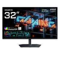 GIGABYTE MO32U2, 31,5 Zoll UHD Gaming Monitor, 240Hz, QD-OLED-Panel, G-Sync Compatible