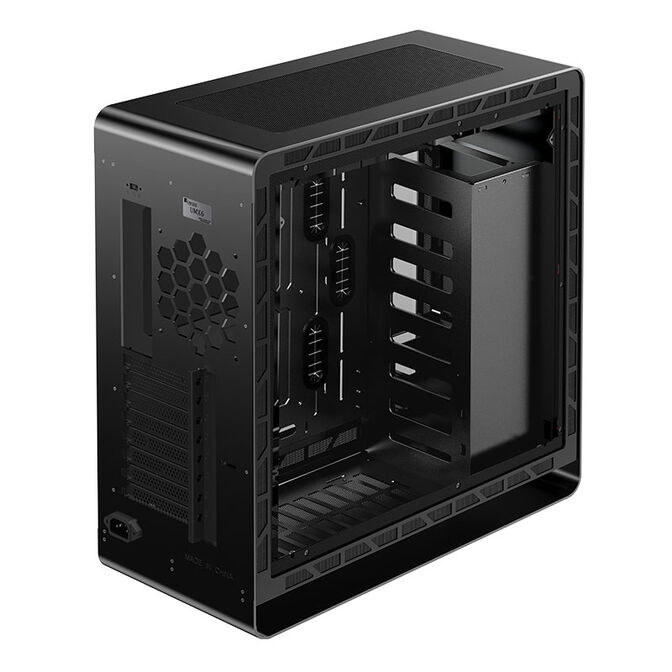 Jonsbo UMX6S E-ATX Mid Tower, Tempered Glass - Black image number 4