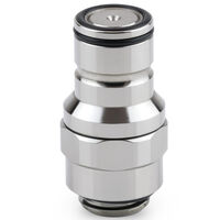 Thermal Grizzly DeltaMate Quick Disconnect Male - M, Gloss Nickel