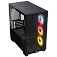 Corsair 2800X RS-R ARGB PC-Geh&auml;use, Mini-Geh&auml;use, mATX, Tempered Glass - inklusive 3x 120-mm-L&uuml;fter, schwarz image number null