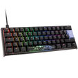 Ducky One 2 Pro Mini Gaming Tastatur, RGB LED - Cherry Silent Red image number null