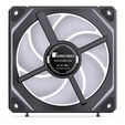 Jonsbo ZL-120BR Fan, Reverse Blade, PWM, ARGB - 120mm, black, 3-pack image number null