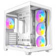 Antec C5 PC case, mid tower, ATX, RGB, tempered glass - white image number null