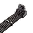 CableMod C-Series Pro Connection Cable - Variant A, 90&deg;, 16-Pin to 3x 8-Pin PCIe, black image number null