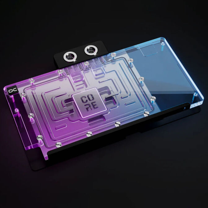 Alphacool Core RTX 5080 ROG Astral GPU Wasserk&uuml;hlung, ARGB, mit Backplate - Acryl image number 2