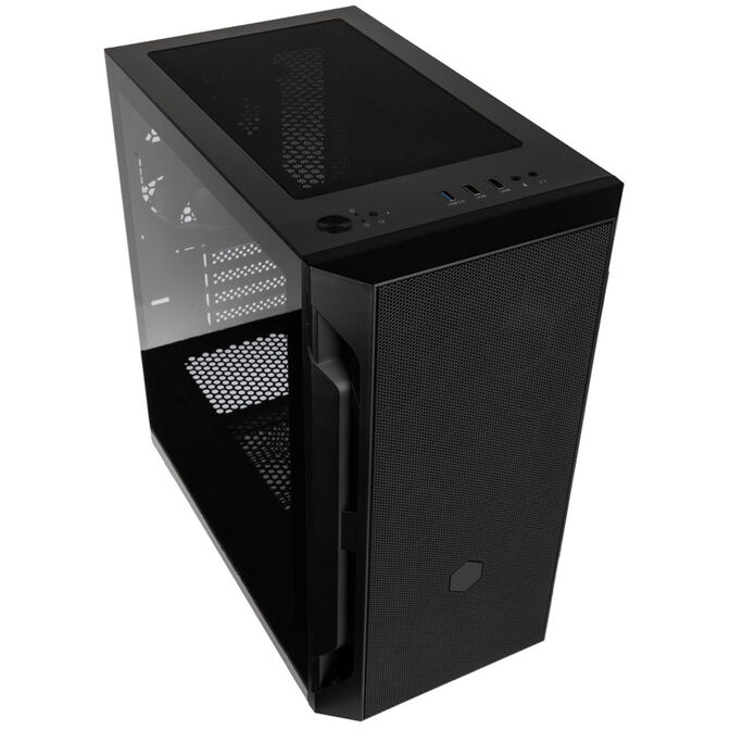 SilverStone Fara H1M, Tempered Glass - black image number 1