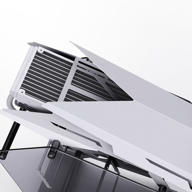 Jonsbo MOD3 Mini Micro-ATX Tower Showcase, Tempered Glass - wei&szlig; image number 7