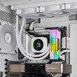 Corsair Vengeance RGB DDR5-6000 RAM, CL36, XMP - 32 GB Dual-Kit, white image number null