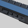 Ducky OK-M 65 Gaming-Tastatur, 65%, Hot-Swap-f&auml;hig, RGB, ANSI - KTT Baby Blue Switches image number null