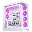 Phanteks Premium PCIe Gen 5 Vertical GPU Bracket, DRGB, mit PCIe 5.0-Riser-Kabel - 220mm, wei&szlig; image number null