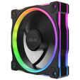 ASUS Prime MR120 ARGB-L&uuml;fter, PWM, Reverse - 120mm, schwarz, 3er-Pack image number null