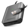 AXAGON CRE-S3 External Card Reader USB-A 3.2 Gen 1, 3-Slot, SD/microSD/CF, UHS-II image number null