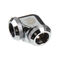 Bitspower Multi-Link Adapter 90 Degree 12mm OD to 12mm OD Hardtube - shiny silver