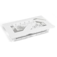 Alphacool Apex Distroplate f&uuml;r Dark Base Pro 901, mit Apex Pumpe, RGB - wei&szlig;