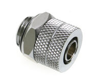 Bitspower Anschluss gerade G1/4 Zoll AG auf 10/8mm -  II, silber gl&auml;nzend