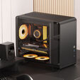 Jonsbo U4 Mini Micro-ATX-Geh&auml;use, Tempered Glass - schwarz image number null