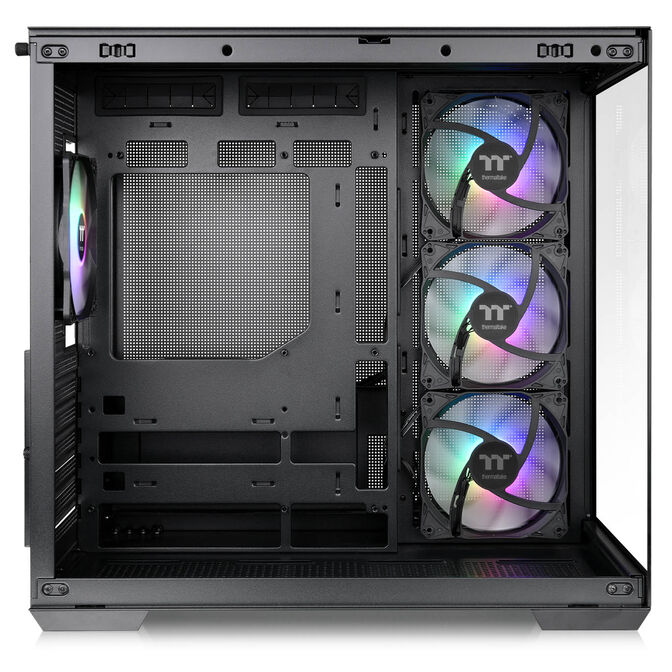 Thermaltake View 380 TG ARGB PC Case, Mid Tower, ATX, ARGB, Tempered Glass - Black image number 9