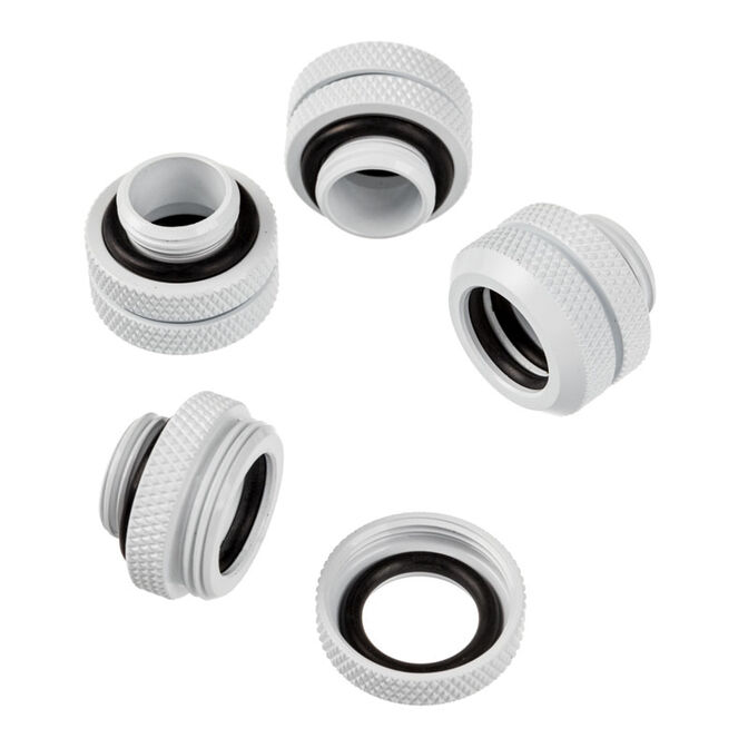 Corsair Hydro X Series XF Hardline Anschluss gerade G1/4 Zoll auf 12mm AD Hardtube - 4er Pack, wei&szlig; image number 2