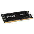 Kingston Fury Impact DDR5-6400 RAM, CL38, SO-DIMM, XMP - 16 GB, black image number null