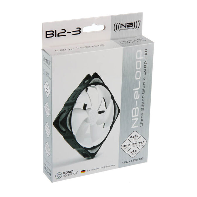 Noiseblocker NB-eLoop Fan B12-3 - 120mm image number 4