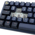 Ducky One 3 Cosmic Blue Mini Gaming Tastatur, RGB LED - MX-Speed-Silver image number null