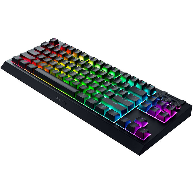 Razer BlackWidow V4 Tenkeyless HyperSpeed kabellose Gaming-Tastatur, RGB - Orange Taktile Switches, ISO (DE) image number 5