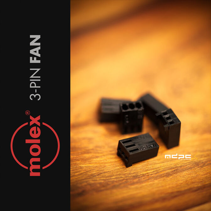 MDPC-X 3-Pin Fan Connector by Molex - schwarz image number 0
