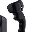 VIRPIL Controls B-JET Yoke Handle, 355mm Griffbreite, mit Notiz-Clip - silber image number null