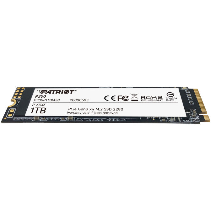Patriot P300 NVMe SSD, PCIe 3.0. M.2 Type 2280 - 1TB image number 2